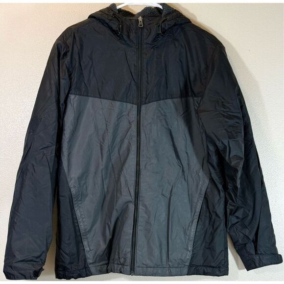 Columbia Glennaker II Sherpa Lined Waterproof Men's Hooded Jacket Medium - Picture 3 of 13